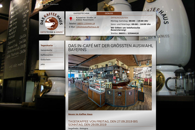 cafe.daskaffeehaus.de - Kaffeemaschine Rosenheim