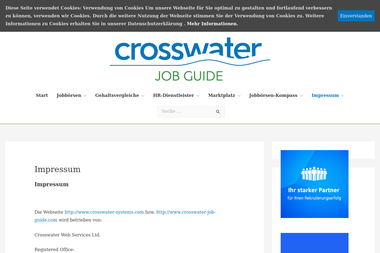 crosswater-job-guide.com/about/impressum - Web Designer Bad Soden Am Taunus