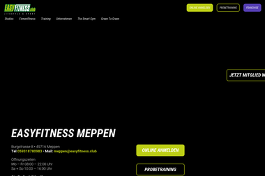 easyfitness.club/studio/meppen - Personal Trainer Meppen