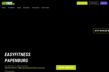 easyfitness.club/studio/papenburg - Personal Trainer Papenburg