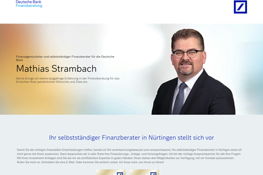 finanzberater.deutsche-bank.de/mathias.strambach.html - Finanzdienstleister Nürtingen
