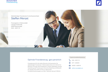 finanzberater.deutsche-bank.de/steffen.menzel.html - Finanzdienstleister Markranstädt