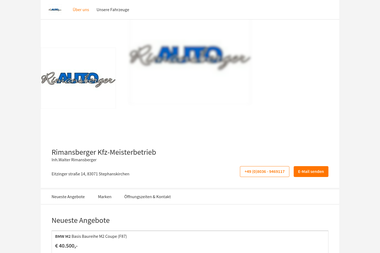 haendler.autoscout24.de/rimansberger-kfz-meisterbetrieb - Autowerkstatt Stephanskirchen