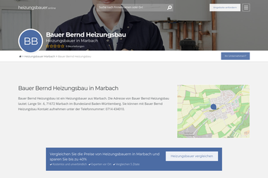 heizungsbauer.online/bauer-bernd-heizungsbau/00476986 - Wasserinstallateur Marbach Am Neckar