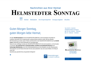 helmstedter-sonntag.de - Druckerei Helmstedt