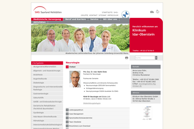 io.shg-kliniken.de/index.php - Dermatologie Idar-Oberstein