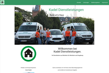 kadel-dienstleistungen.de - Handwerker Weinheim