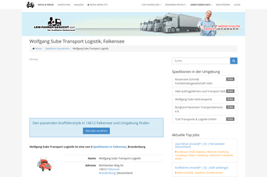 lkw-fahrer-gesucht.com/verzeichnis/wolfgang-sube-transport-logistik.html - Umzugsunternehmen Falkensee