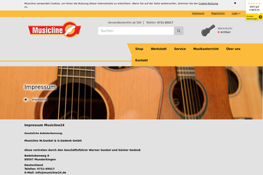 musicline24.de/cms/2-impressum.html - Musikschule Neu-Ulm