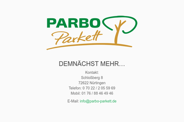 parbo-parkett.de - Bodenleger Nürtingen