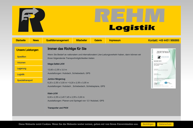 rehm-logistik.de - Umzugsunternehmen Varel