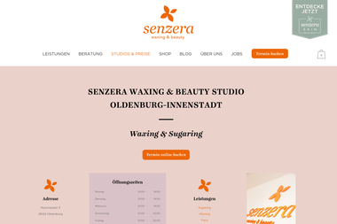 senzera.com/studios-preise/oldenburg-innenstadt - Kosmetikerin Oldenburg