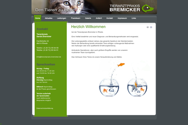 tierarztpraxis-bremicker.de - Tiermedizin Rhede
