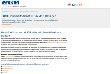 adu-urban.de/sicherheitsdienst/adu-sicherheitsdienst-duesseldorf-ratingen - Sicherheitsfirma Ratingen