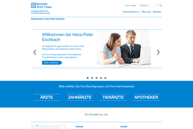 aerzte-finanz.de/hans-peter.eschbach - Finanzdienstleister Leverkusen