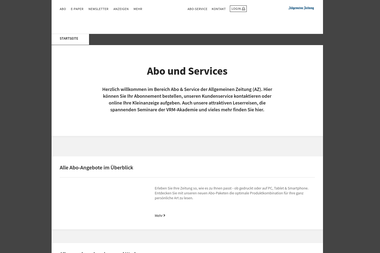 allgemeine-zeitung.de/abo-und-services/leserservice/kundencenter/index.htm - Druckerei Ingelheim Am Rhein
