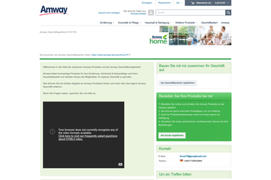 amway.de/user/limus75 - Online Marketing Manager Schneverdingen