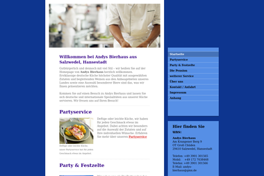 andys-bierhaus.de - Catering Services Salzwedel