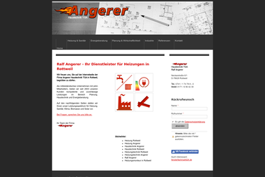 angerer-heizung.de - Wasserinstallateur Rottweil