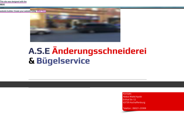ase-schneiderei-ab.com - Schneiderei Aschaffenburg
