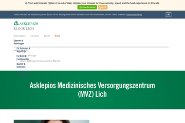 asklepios.com/lich/experten/medizinisches-versorgungszentrum - Dermatologie Lich