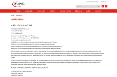 auren.com/de-DE/impressum - Steuerberater Waldshut-Tiengen