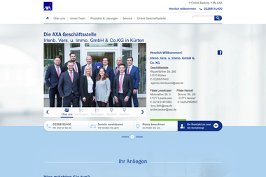 axa-betreuer.de/agentur_irlenbusch - Versicherungsmakler Wipperfürth