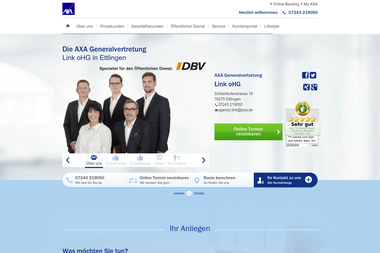 axa-betreuer.de/agentur_link - Versicherungsmakler Ettlingen