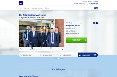 axa-betreuer.de/agentur_reindl - Versicherungsmakler Wetzlar