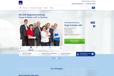 axa-betreuer.de/agentur_siegel-kaden - Marketing Manager Aue