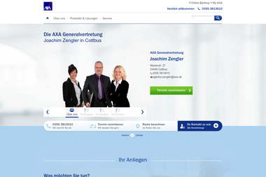 axa-betreuer.de/agentur_zengler - Versicherungsmakler Cottbus