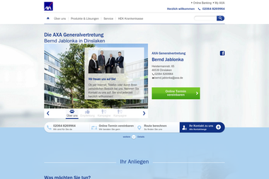 axa-betreuer.de/Bernd_Jablonka - Versicherungsmakler Dinslaken