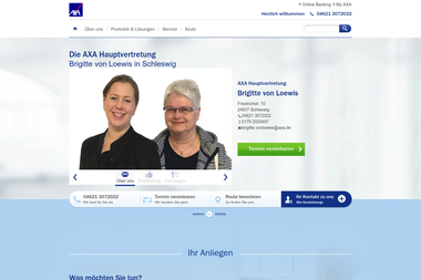 axa-betreuer.de/Brigitte_vonloewis - Versicherungsmakler Schleswig