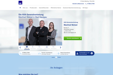 axa-betreuer.de/BUERO_WETZEL - Versicherungsmakler Bad Saulgau