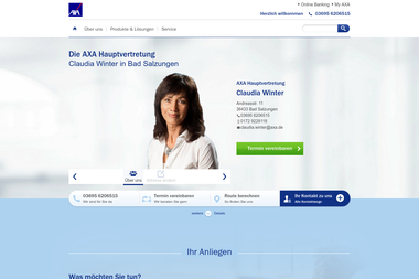 axa-betreuer.de/claudia_winter - Marketing Manager Bad Salzungen