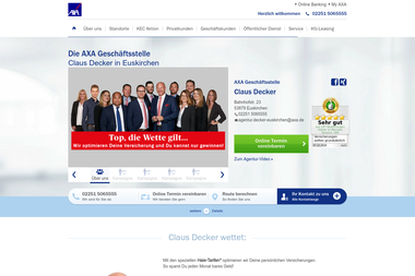 axa-betreuer.de/claus_decker - Versicherungsmakler Euskirchen