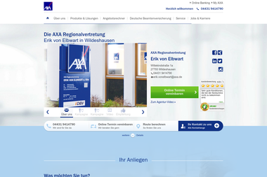 axa-betreuer.de/erik_vonelbwart - Versicherungsmakler Wildeshausen