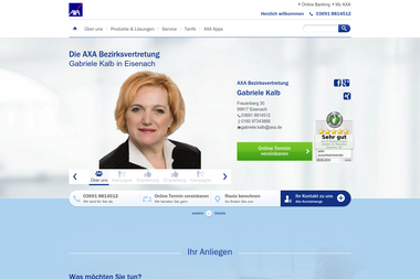 axa-betreuer.de/Gabriele_Kalb - Versicherungsmakler Eisenach