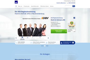 axa-betreuer.de/hecht-schnak - Marketing Manager Neustrelitz