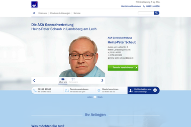 axa-betreuer.de/heinz-peter_schaub - Versicherungsmakler Landsberg Am Lech