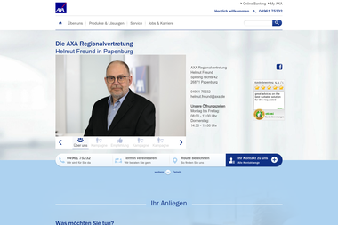 axa-betreuer.de/helmut_freund - Finanzdienstleister Papenburg