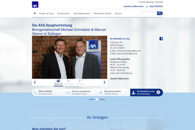 axa-betreuer.de/Manuel_Stamm - Versicherungsmakler Solingen