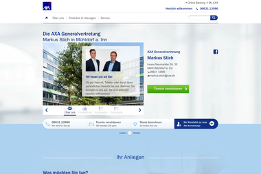 axa-betreuer.de/Markus_Stich - Finanzdienstleister Mühldorf Am Inn