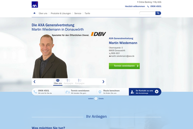 axa-betreuer.de/martin_wiedemann - Versicherungsmakler Donauwörth
