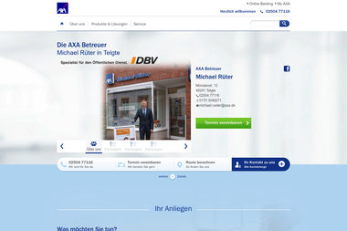 axa-betreuer.de/Michael_Rueter - Marketing Manager Telgte