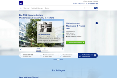 axa-betreuer.de/mladenovic_franke - Versicherungsmakler Herford