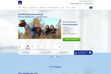 axa-betreuer.de/patrick_burkhardt - Marketing Manager Zweibrücken