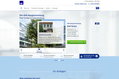axa-betreuer.de/Ralf_Droese - Versicherungsmakler Oranienburg