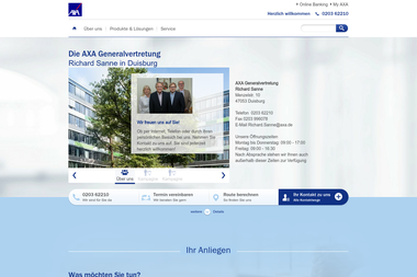 axa-betreuer.de/sanne_vers - Versicherungsmakler Duisburg