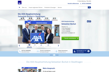 axa-betreuer.de/sebastian_burkat - Marketing Manager Stadthagen